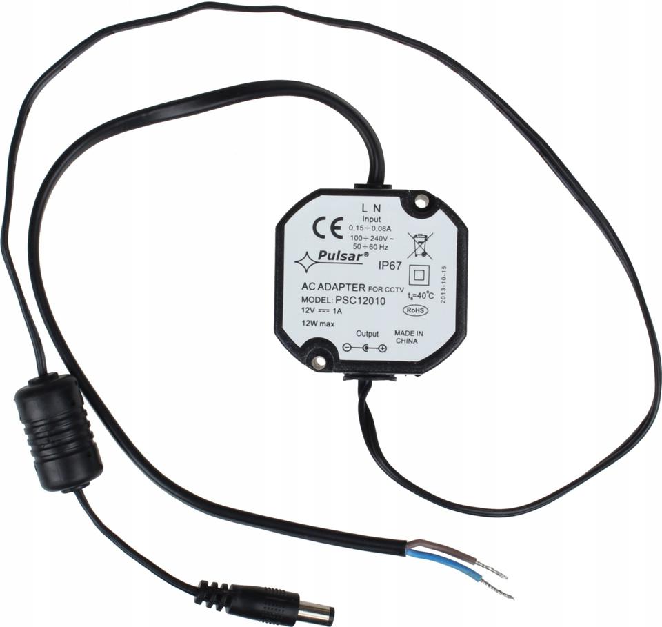 ZASILACZ IMPULSOWY HERMETYCZNY Pulsar PSC12010 12V/1,0A