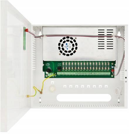 ZASILACZ IMPULSOWY STABILIZOWANY DO 16 KAMER HD Pulsar HPSDC-12V16X1A