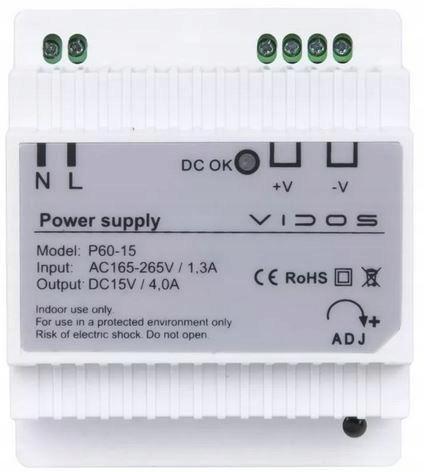 Zasilacz VIDOS P60/15