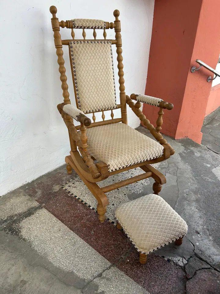 Fotel bujany vintage typu ,,platform rocker''
