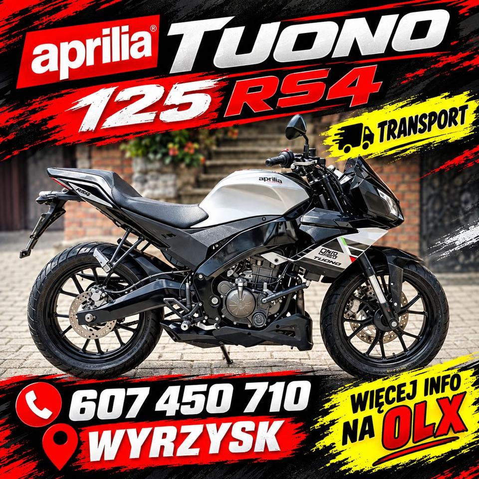 Aprilia Tuono 125 rs rs4 Transport