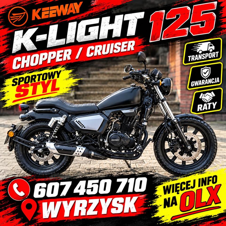 Keeway K-light 125 Transport chopper cruiser