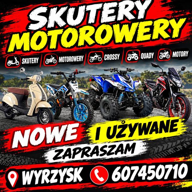 SKUTERY MOTOROWERY