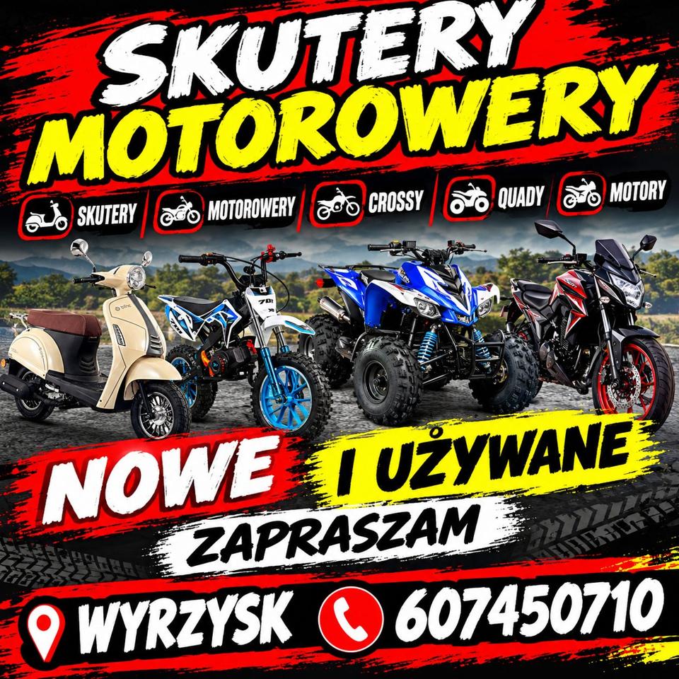 SKUTERY MOTOROWERY