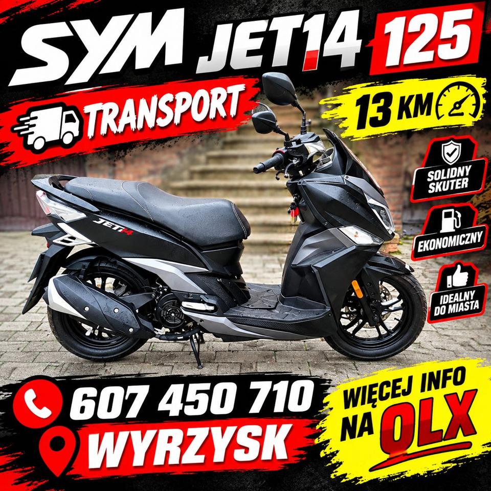 Sym Jet14 125 Transport 13KM