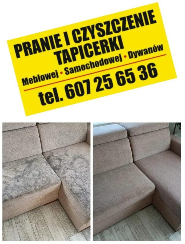 Pranie dywanów,tapicerki  meblowej, samochodowej, ozonowanie.