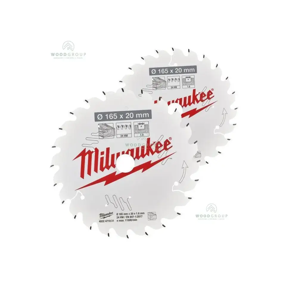 Zestaw tarcz 165 x 20 mm Twin pack (2 szt.) - 4932492433