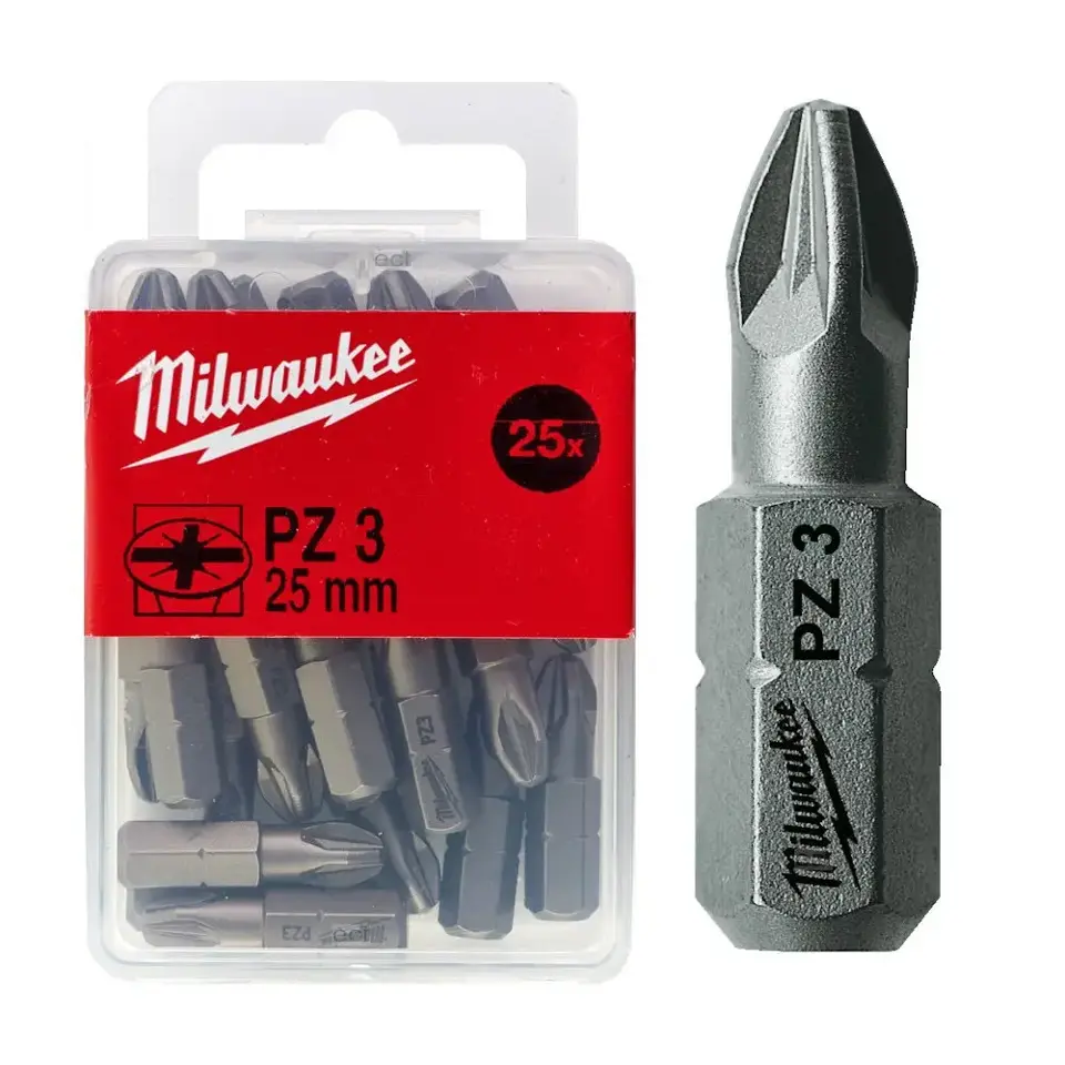 Bit standardowy do śrub Pozidriv, PZ3 x 25 mm (25 szt.) - 4932399591