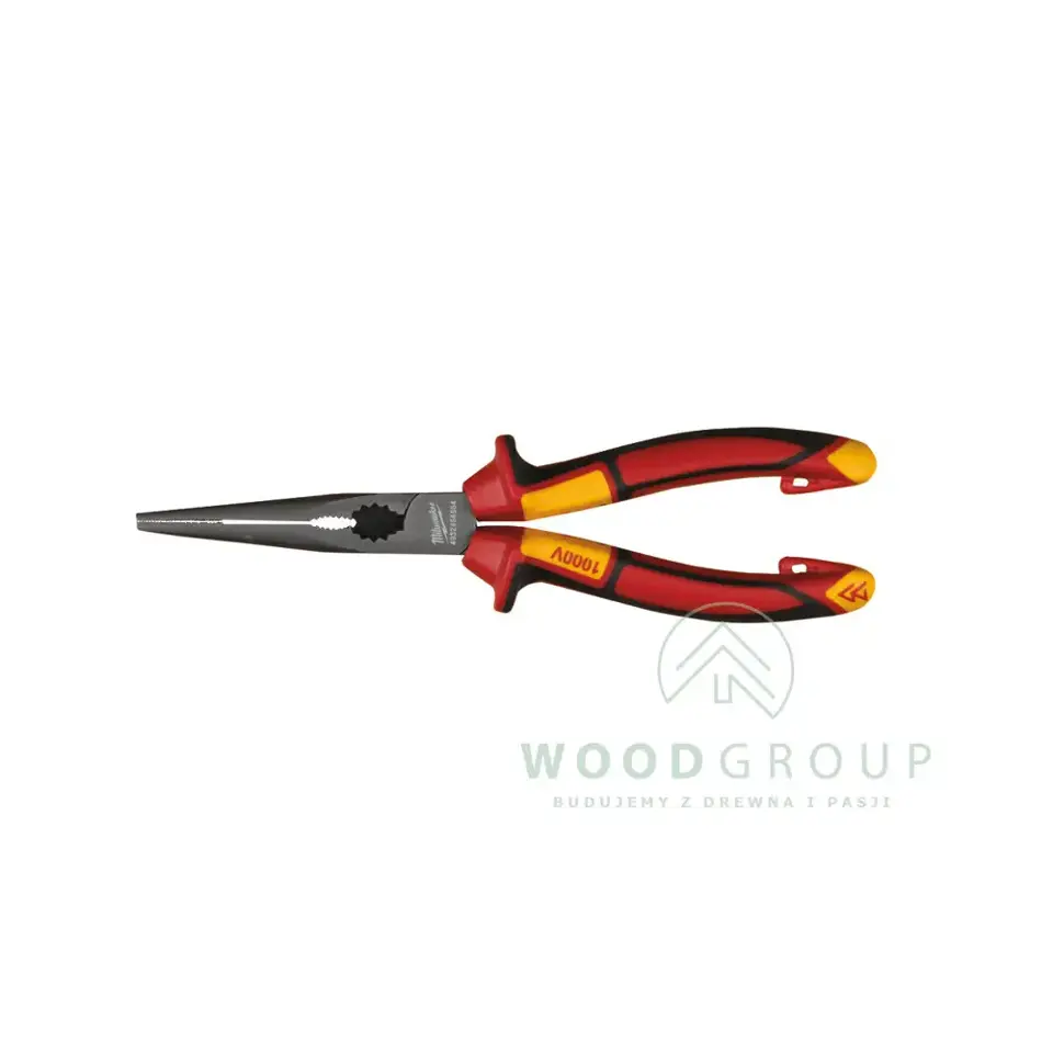 Szczypce długie okrągłe VDE (205 mm) - 4932464564