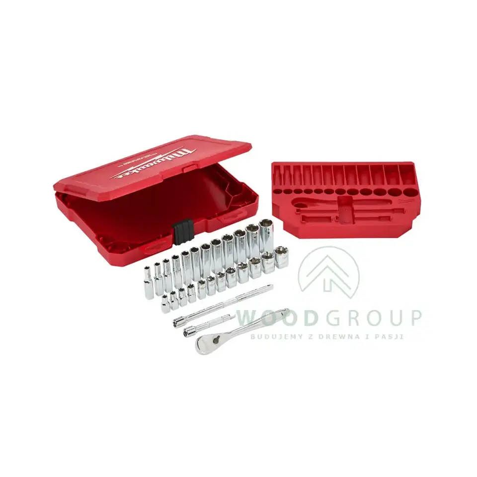 Zestaw nasadek 1/4" z grzechotką (28 szt.) - 4932464943