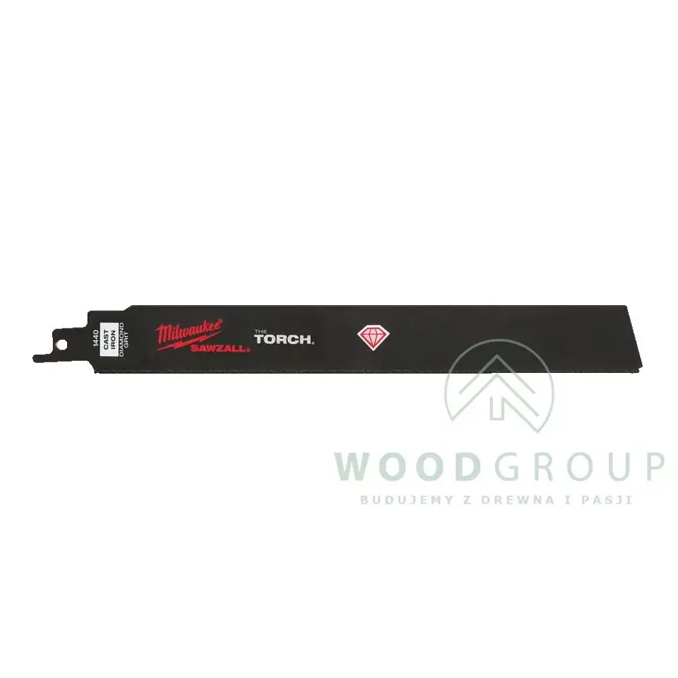 Brzeszczot do żeliwa, metalu i włókna szklanego z nasypem diamentowym (230 mm) - 48001450