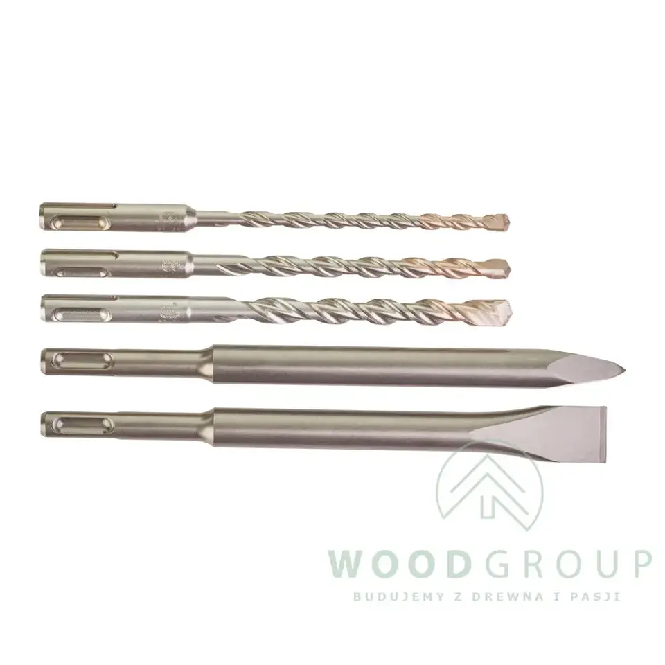 Zestaw wierteł i dłut SDS-Plus, 6 - 10 mm (5 szt.) - 4932430002