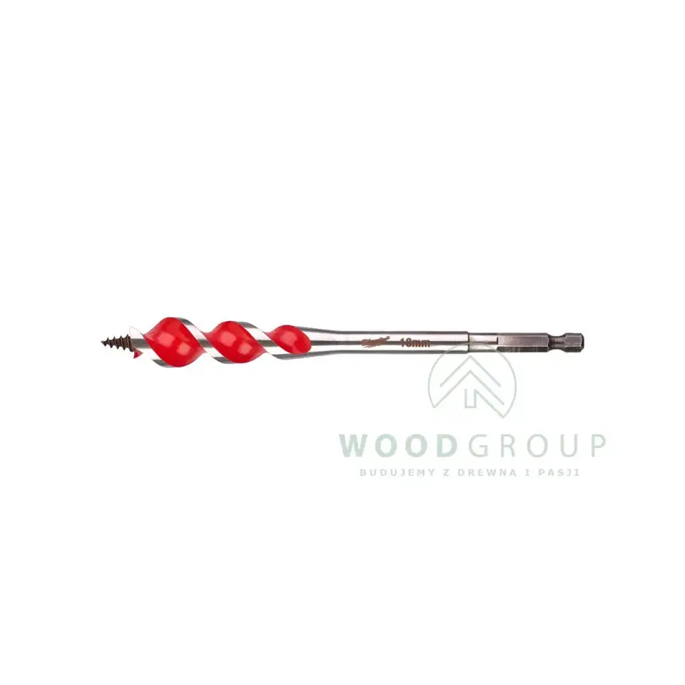 Wiertło kręte do drewna, 18.0 x 165 mm, HEX 1/4'' (1 szt.) - 4932464071