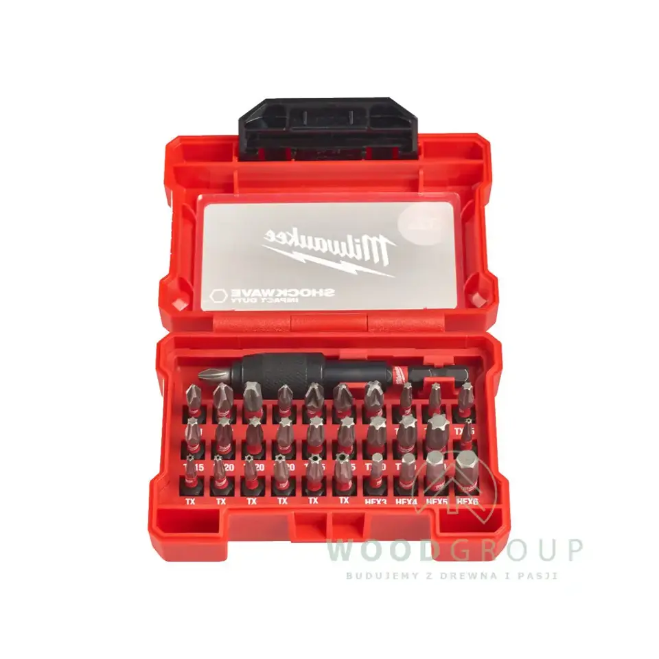 Zestaw bitów Shockwave do śrub Phillips, Pozidriv, Torx i Hex (32 szt.) - 4932464240