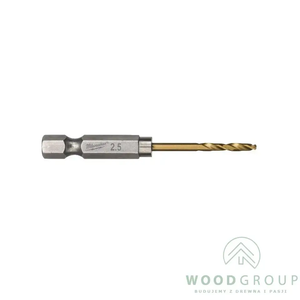 Wiertło do metalu Shockwave HSS-G Tin, 2,5 x 62 mm (1 szt.)