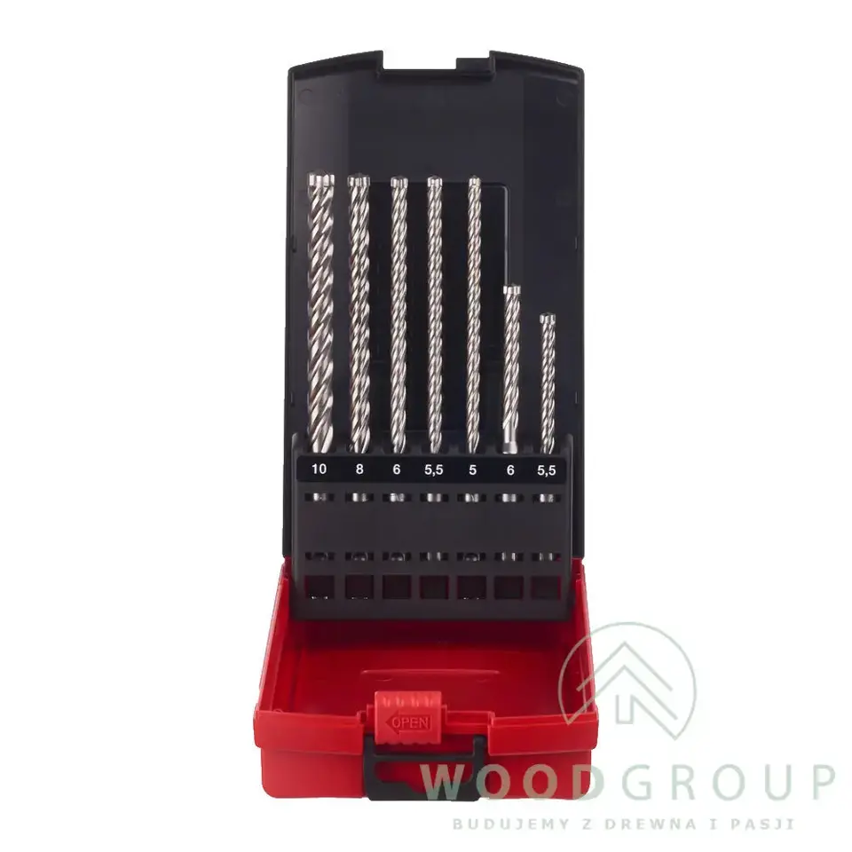 Zestaw wierteł SDS-Plus MX4, 5 - 10 mm (7 szt.) - 4932478627
