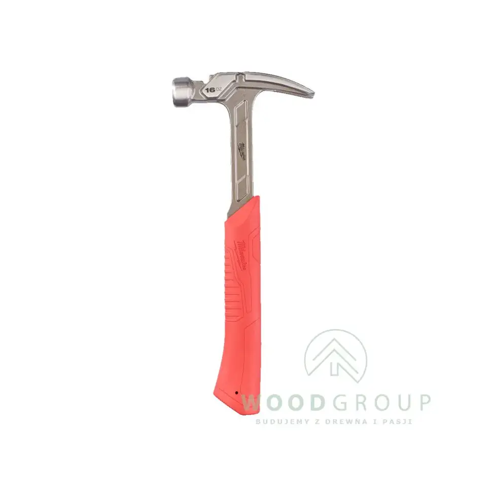 Młotek ciesielski trzonek stalowy, pazur prosty (0,45 kg) - 4932478653