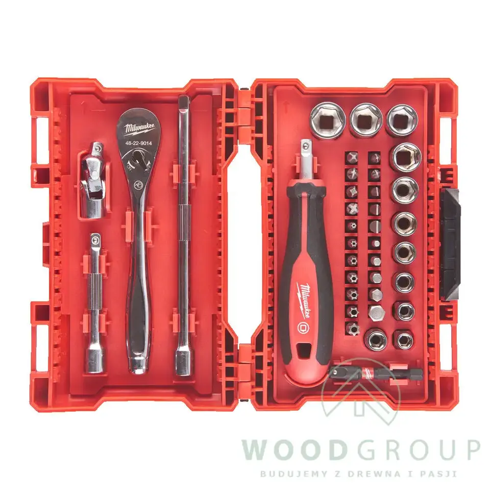 Zestaw nasadek 1/4" z grzechotką + akcesoria + bity udarowe (38 szt.) - 4932479096