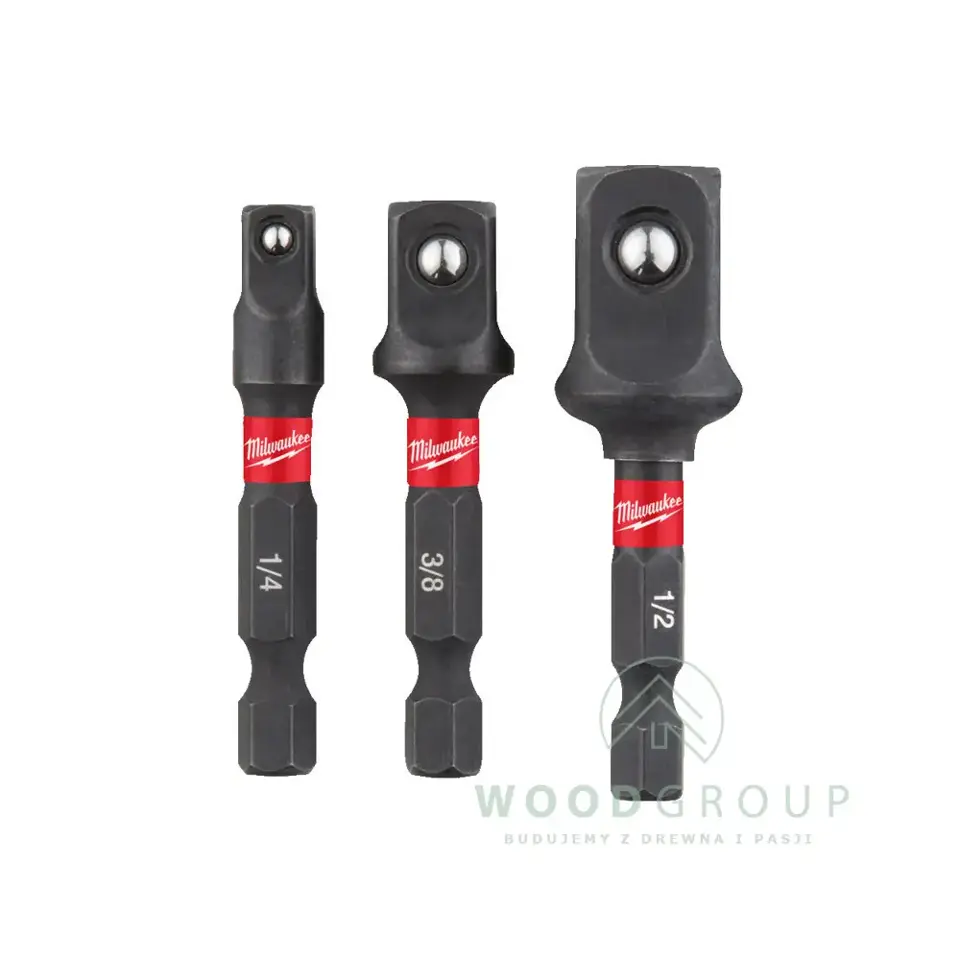 Zestaw adapterów do nasadek udarowych, Shockwave (3 szt.) - 4932479228