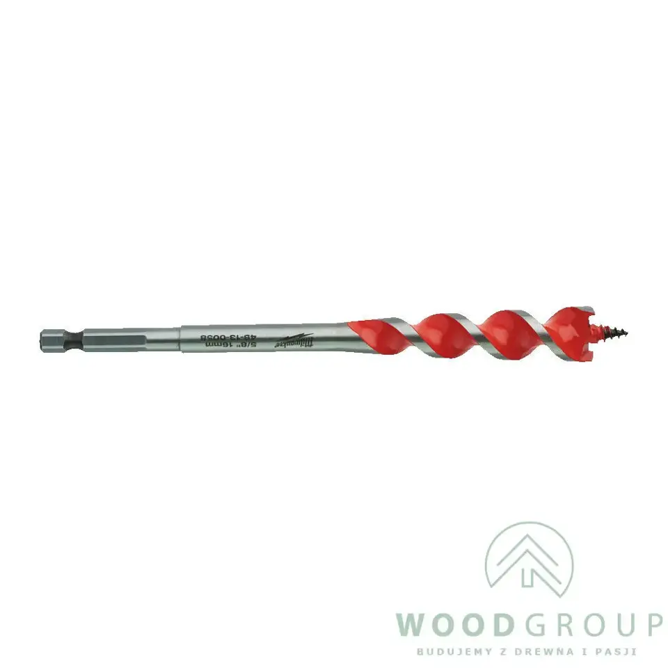 Wiertło kręte do drewna, 16 x 165 mm, Hex 1/4" (1 szt.) - 4932479472