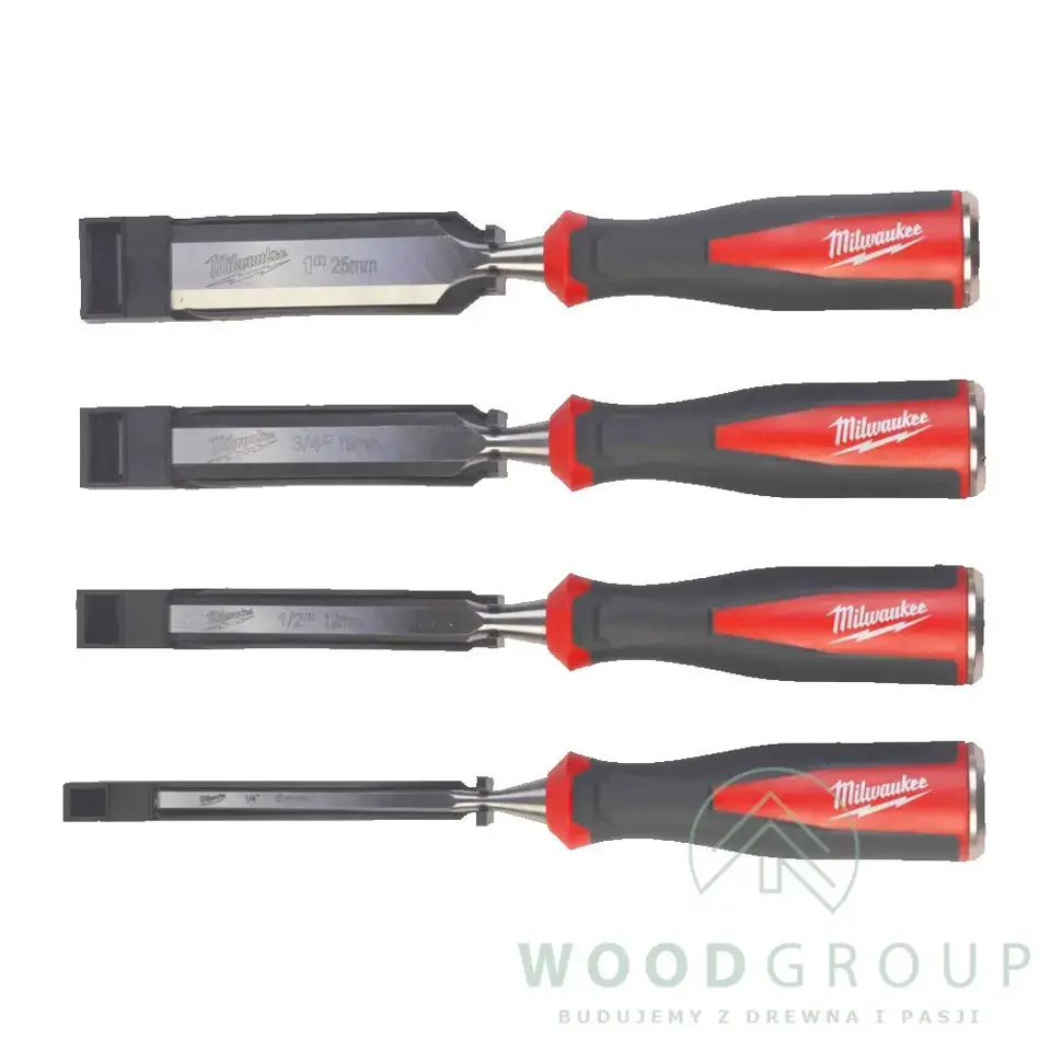 Zestaw dłut o sfazowanej krawędzi, 6 - 25 mm (4 szt.) - 4932479897