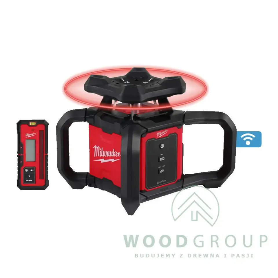 Niwelator laserowy (600 m) + detektor + bateria 2.0 Ah + ładowarka - M18 RLOH600-201C - 4933493191