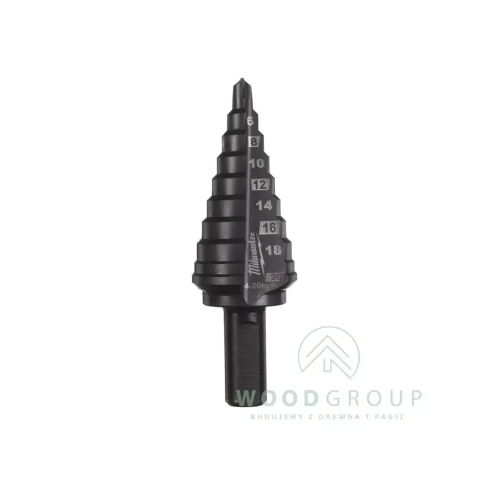 Wiertło stopniowe do metalu, kobaltowe 4-20 mm (1 szt.) - 48899372