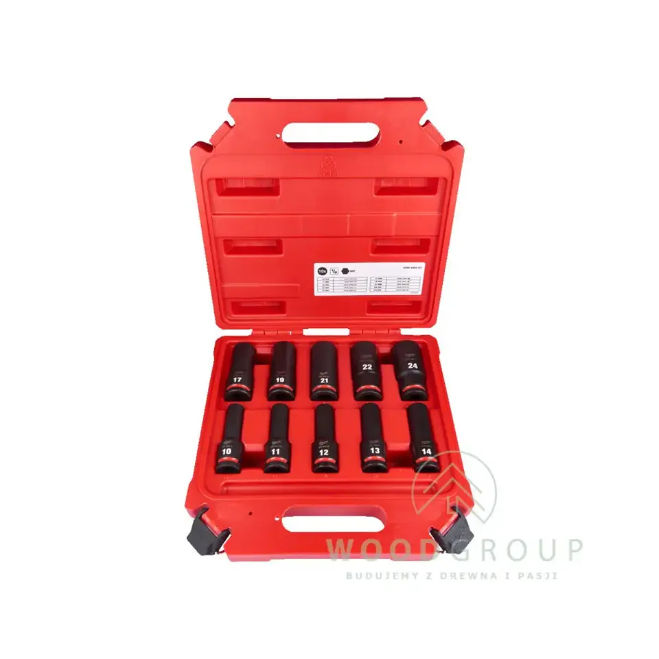 Zestaw nasadek udarowych 1/2" SHOCKWAVE™ (10 szt.) - 4932480457