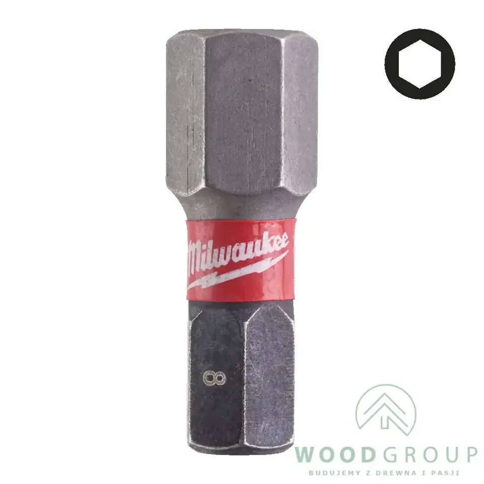 Bit udarowy Shockwave 6-kątny, 8 x 25 mm (2 szt.) - 4932430898