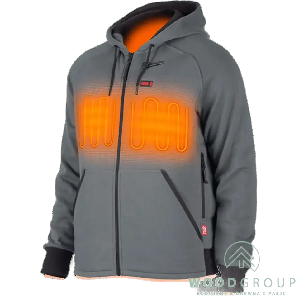 Bluza podgrzewana męska, szara, rozmiar L (baz baterii) - HHGREY4-0 - 4932480068