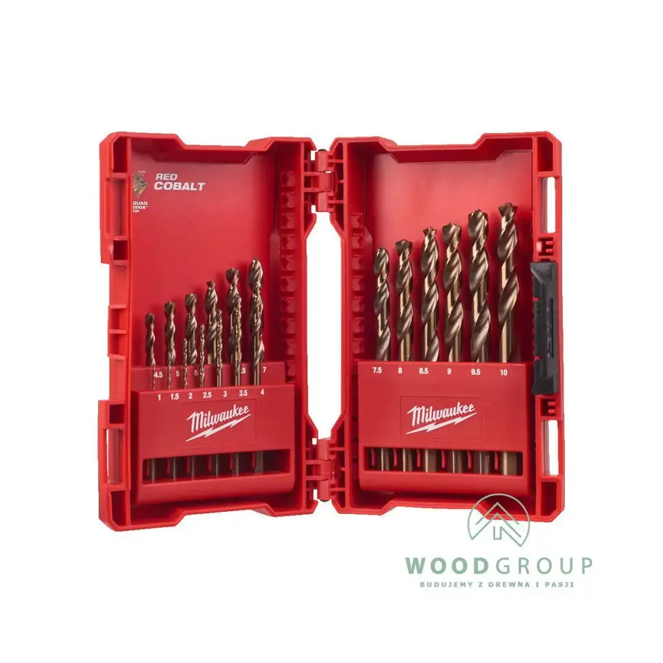 Zestaw wierteł do metalu HSS-G Red Cobalt, 1 - 10 mm (19 szt.) - 4932352470
