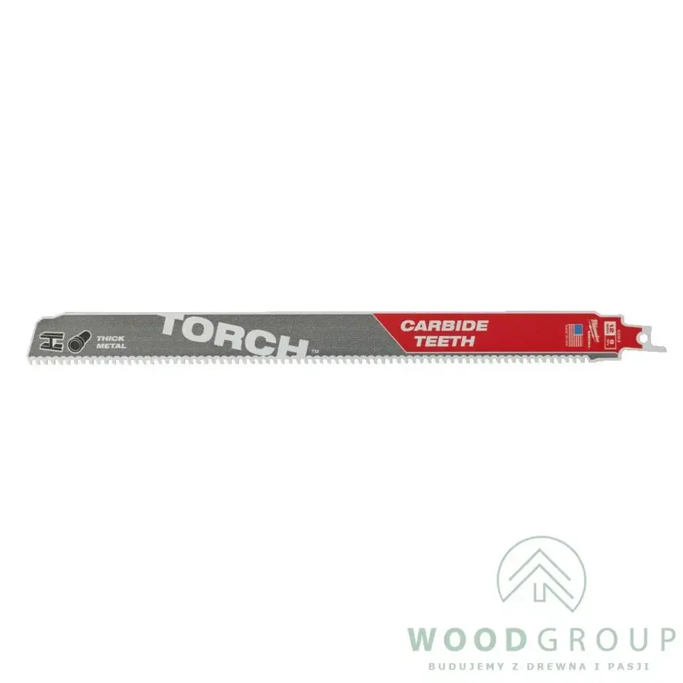 Brzeszczot do metalu TCT TORCH z węglikiem (300 mm) 8 TPI (5 szt.) - 48005503