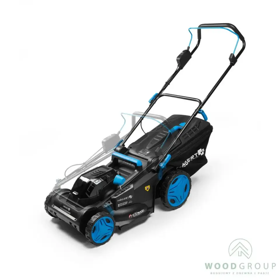 Bezszczotkowa kosiarka akumulatorowa (43 cm) 2x 18V - HT2E288-0LM218V43