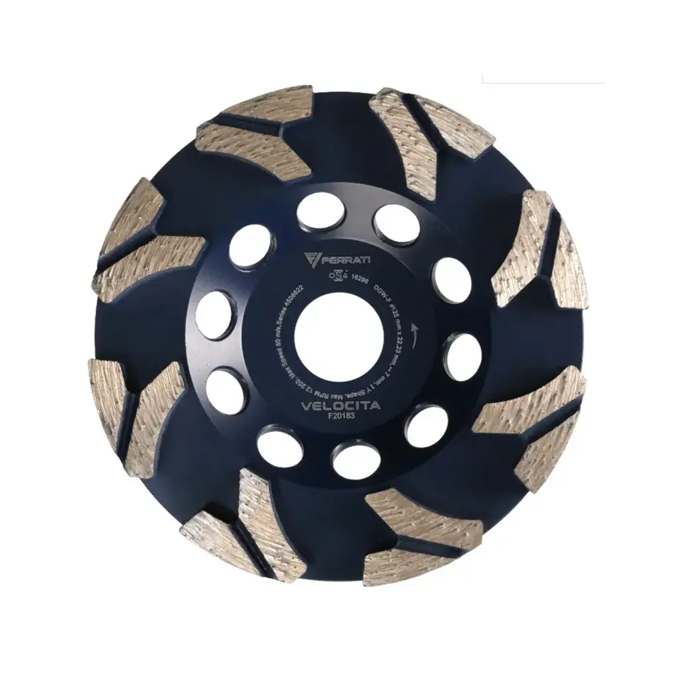 Tarcza garnkowa szlifująca DGW-F VELOCITA (125 mm x 22,23 mm) - F20183