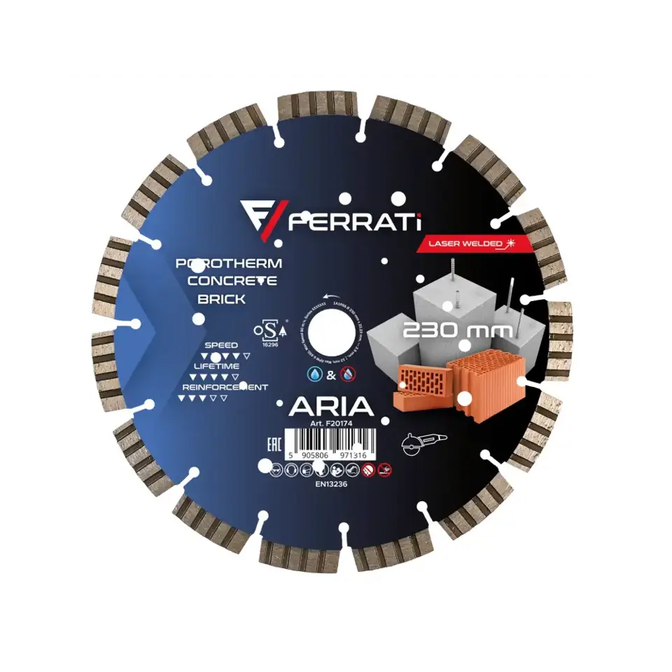 Tarcza diamentowa tnąca ARIA (230 mm x 22,23 mm) - F20174