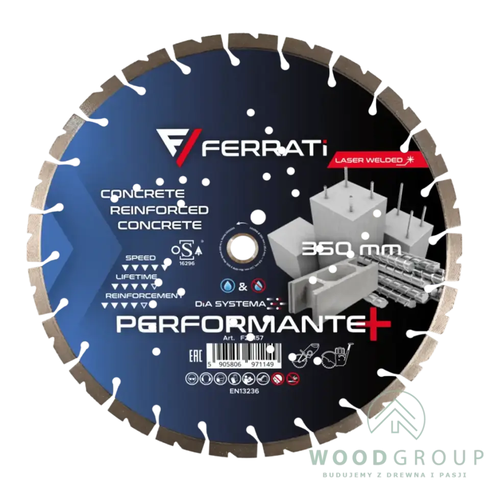 Tarcza diamentowa tnąca DiA SYSTEMA PERFORMANTE PLUS (350 mm x 25,4-F4 mm) - F20157