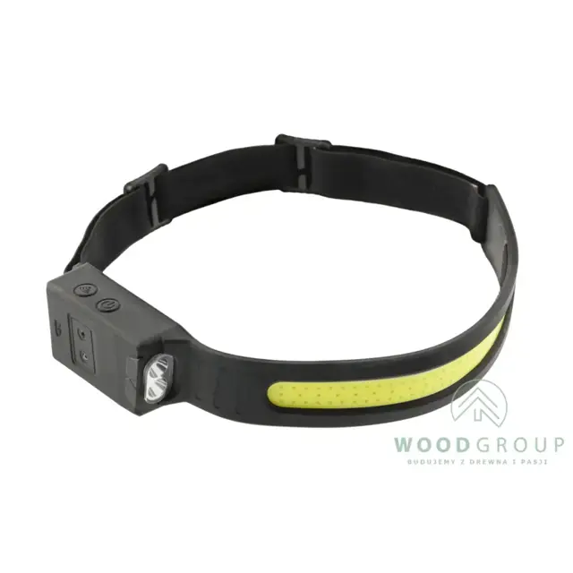 Lampa czołowa LED COB USB, 5 funkcji - HT1E426