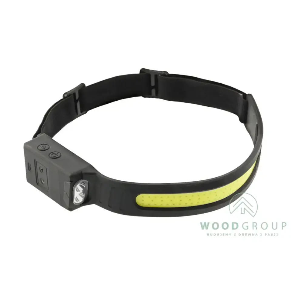 Lampa czołowa LED COB USB, 5 funkcji - HT1E426