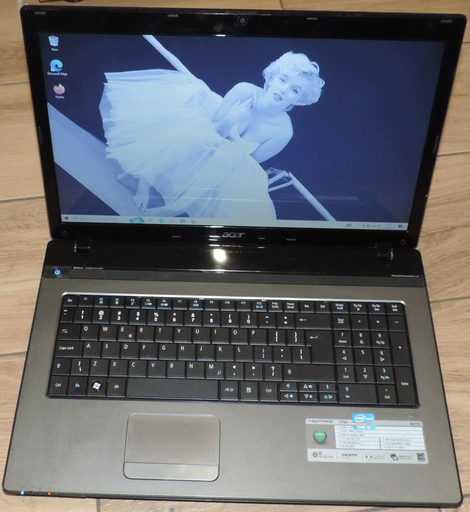 Laptop Acer Aspire 7750G 17,3 " Intel Core i5 16 GB / 250 GB SSD