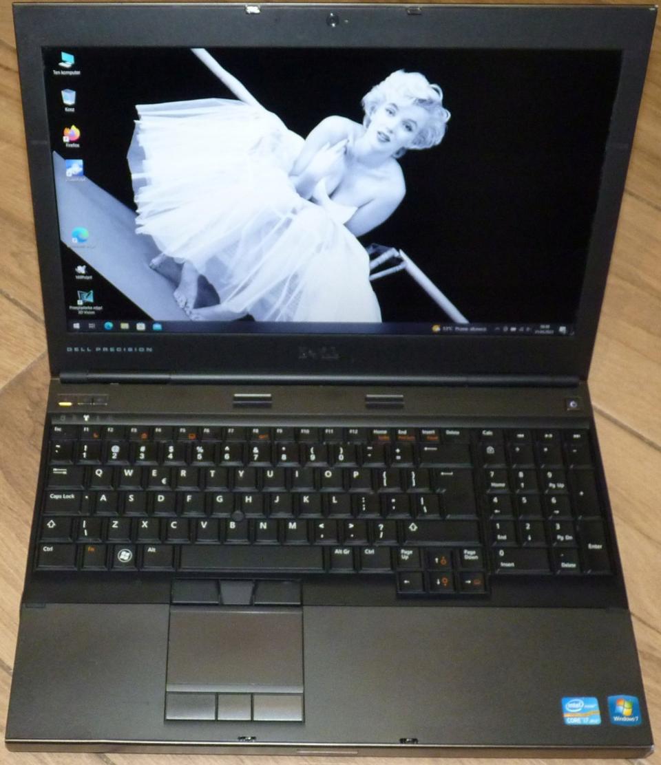 Laptop Dell Precision M4600 i7 Nvidia 15,6 " 16 GB / 256 GB brązowy