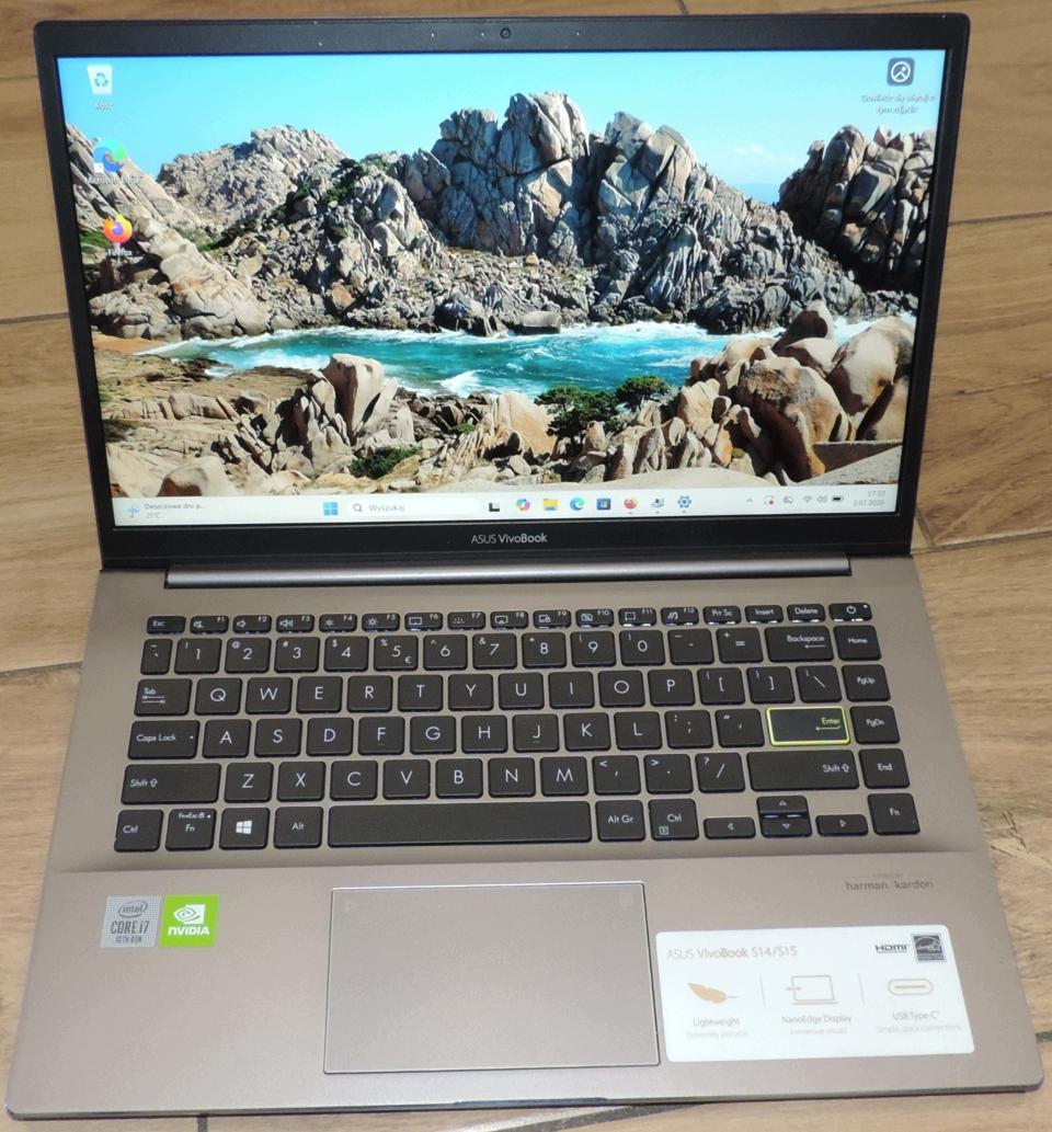 Asus Vivobook S433JQ i7 16GB 256GB GeForce MX350 14" FHD Windows 11