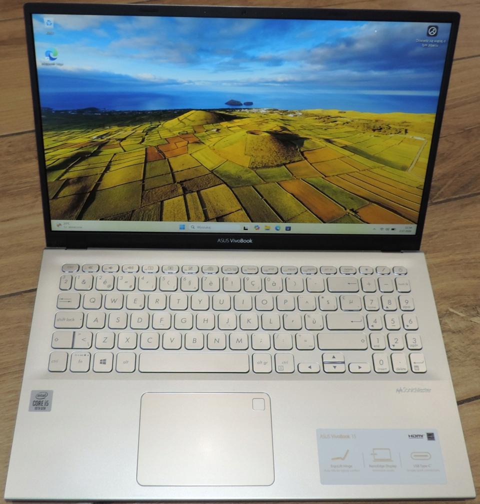 Asus Vivobook S512JA i5 8GB 512 GB SSD 15,6" FullHD Windows 11 srebrny