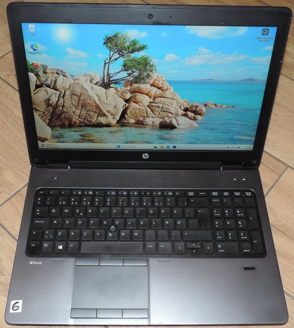HP ZBook 15 i7-4800QM 16GB 256GB SSD NVIDIA Quadro K610M FHD IPS Kl.A- No.6