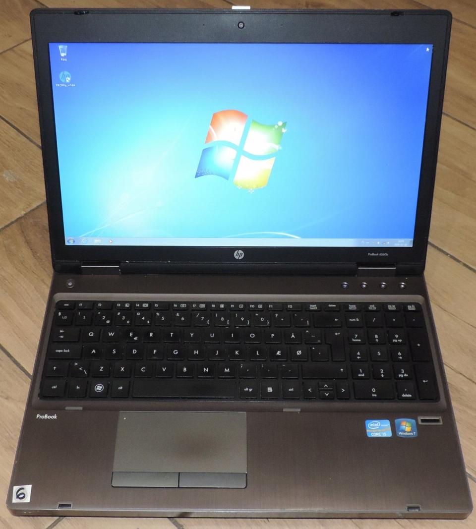 HP Probook 6560b i5 4GB 120GB SSD Radeon 15,6" RSR232 COM WIN7 No. 6&7