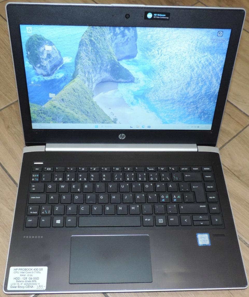 Laptop HP ProBook 430 G5 13,3 " Intel Core i3 8 GB / 128 GB