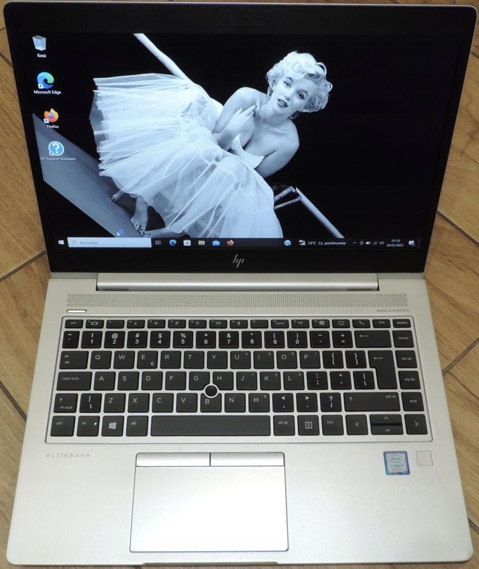 HP Elitebook 840 G6 14" Intel Core i7 Radeon 16 GB / 256 GB srebrny