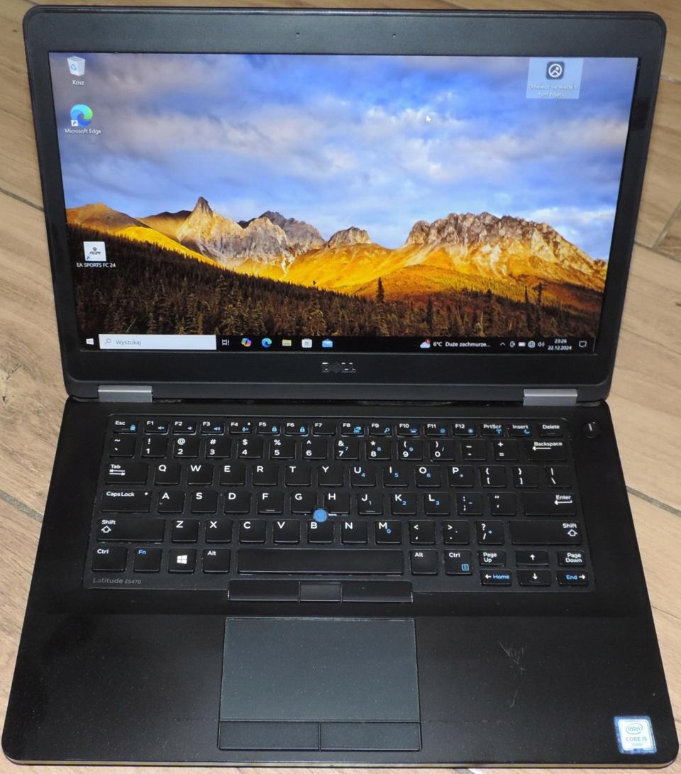 Laptop Dell E5470 i5 16 256 14 " Intel Core i5 16 GB / 256 GB czarny
