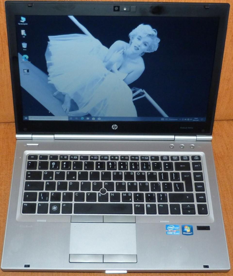 HP Elitebook 8460p Intel Core i5 8 Gb 120 Gb SSD Radeon HD 6470M srebrny