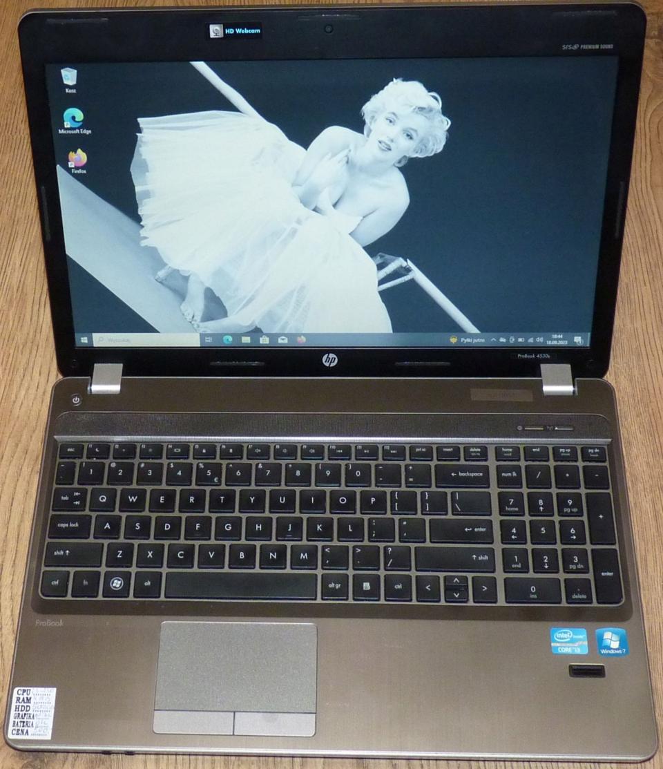 Laptop HP ProBook 4530s 15,6" Intel Core i3 4 GB / 500 GB