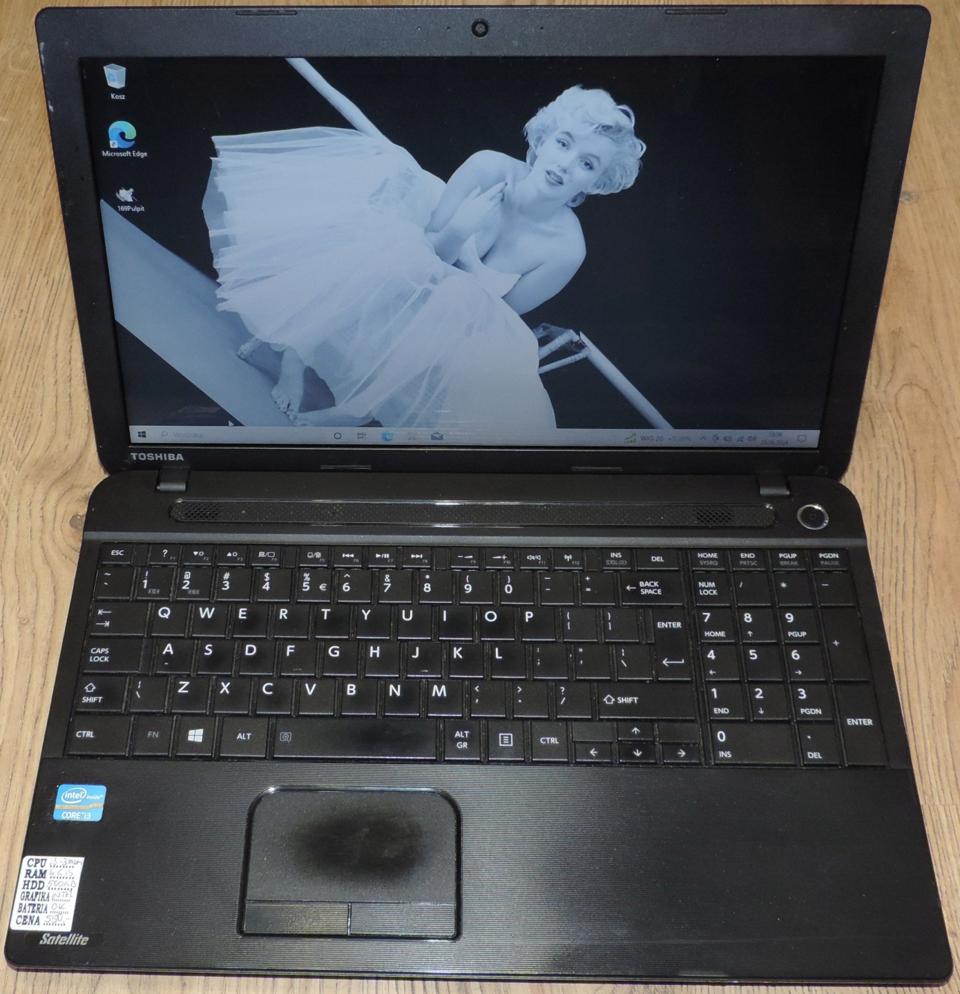 Laptop TOSHIBA SATELLITE C50-A 15,6 " Intel Core i3 4 GB / 500 GB czarny